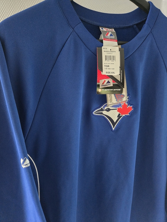 Majestic Other - Toronto Blue Jays Majestic Navy Pullover Sweatshirt